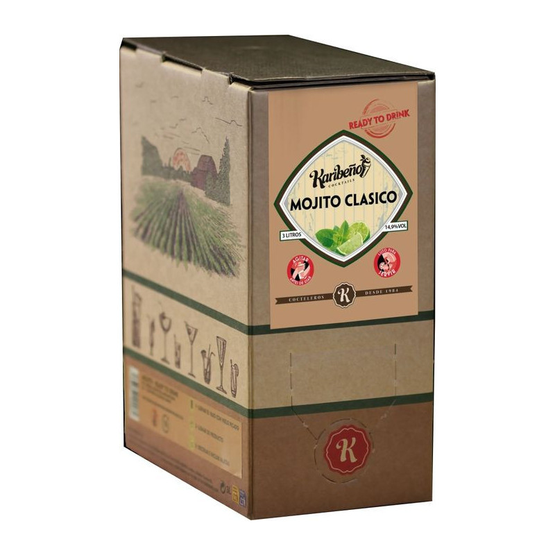 Mojito Karibe Ready Drink, 3 L Mojito Karibe Ready Drink, 3 L