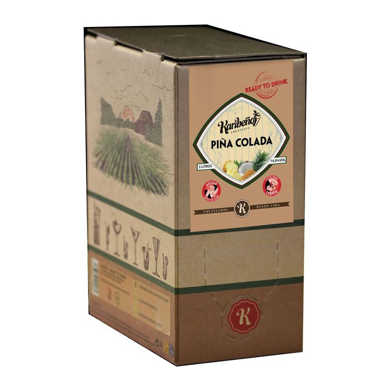 Piña colada Karibe, 3 L