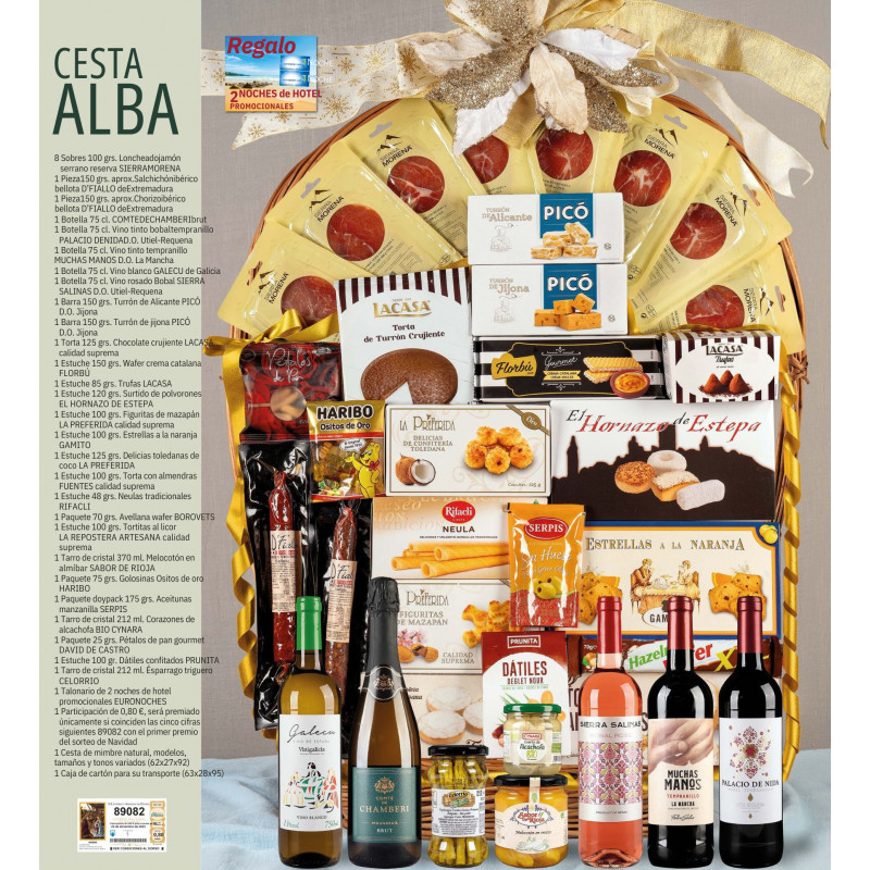 Cesta de Navidad Alba Cesta de Navidad Alba