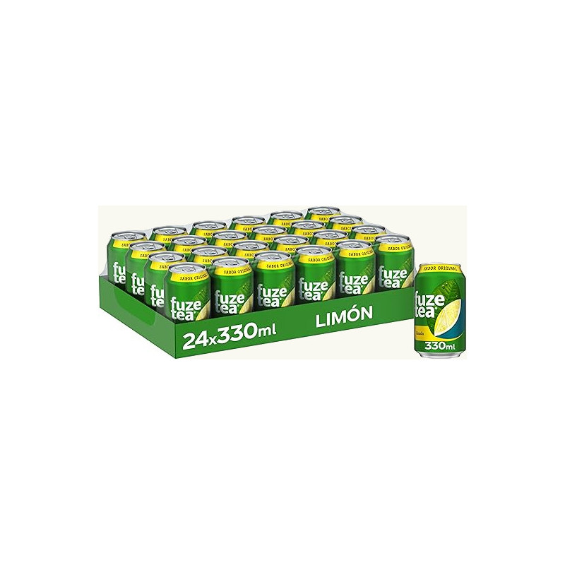 FuzeTea Limón 24 Botes 33cl.