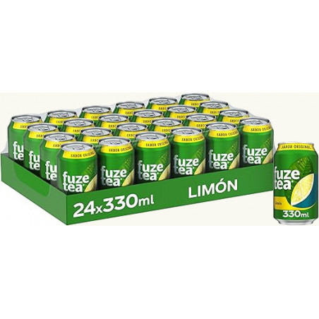 FuzeTea Limón 24 Botes 33cl.