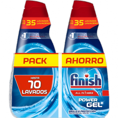Finish Detergente Lavavajillas Liquido 70+70 Lavados