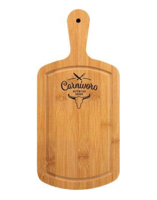 Tabla Bambu Carnivoro 35x16x2