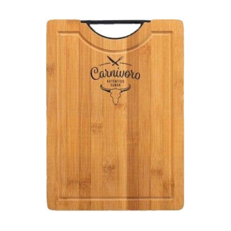 Tabla Bambu Carnivoro 35x25x2
