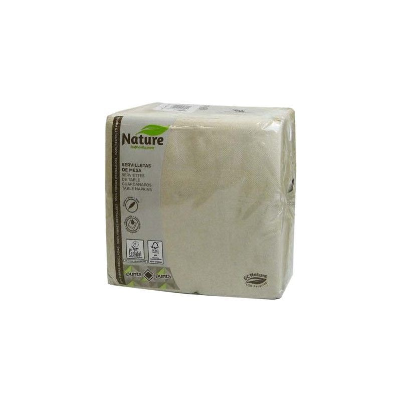 Servilleta 40x40 Nature P&P 2C 1000u. Servilleta 40x40 Nature P&P 2C 1000u.