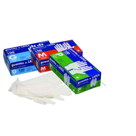 Guante Latex Talla M 100uds