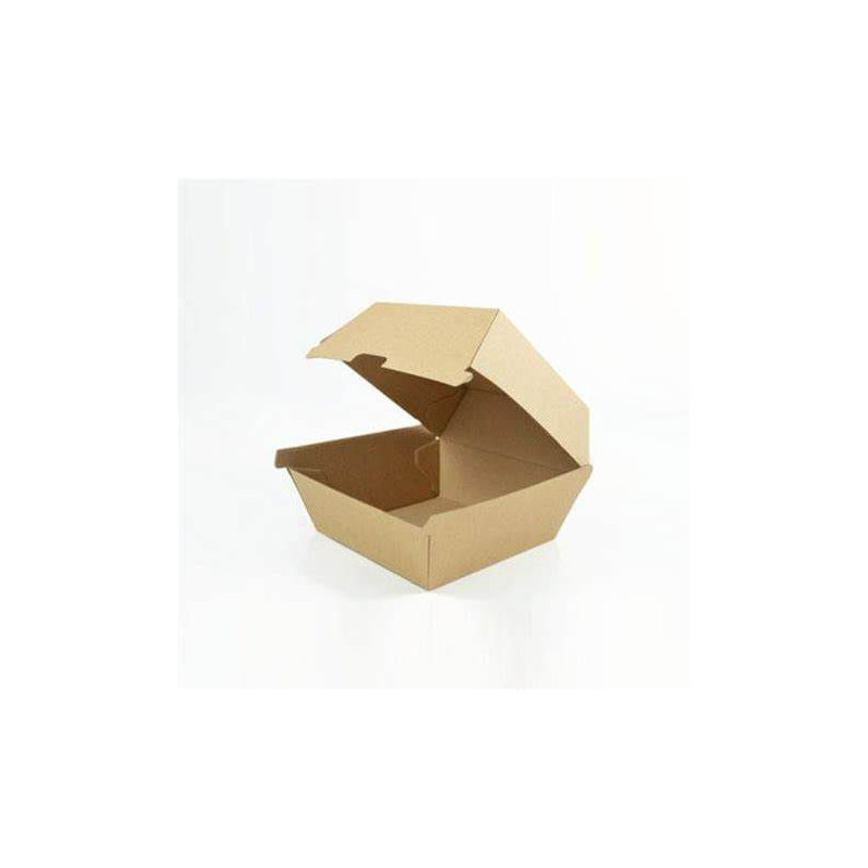 Caja Hamburg. Kraft 9,7x9,7x6,5 100u. Caja Hamburg. Kraft 9,7x9,7x6,5 100u.