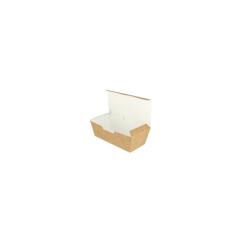 Comida Llevar Kraft 18,5x13,5x5cm 50u. Comida Llevar Kraft 18,5x13,5x5cm 50u.