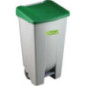 Contenedor con pedal y ruedas, 120 L Contenedor con pedal y ruedas, 120 L