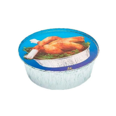 Pack 50u. Bandeja Pollo + Tapa