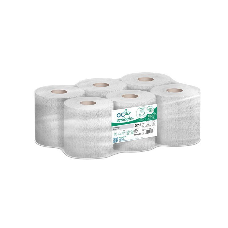 Papel secamanos GC Eco de 2 capas, 106 m Papel secamanos GC Eco de 2 capas, 106 m