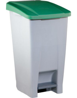 Contenedor Pedal C/Ruedas 80L.