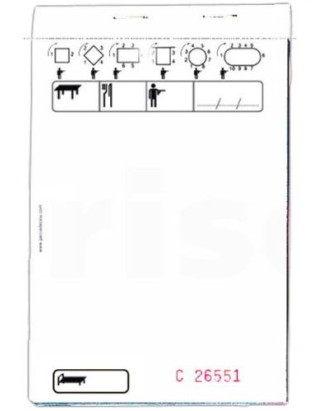 Paq. 10 Blocks Comandas (50x2)
