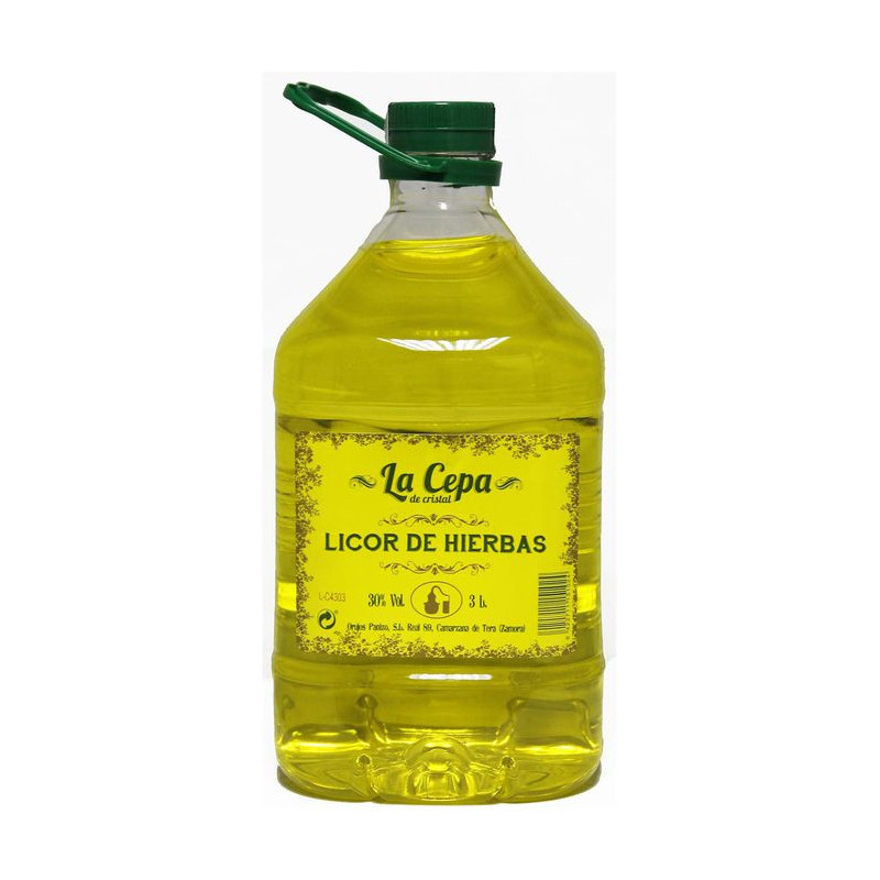 3 L. L.Hierbas Cepa Cristal 3 L. L.Hierbas Cepa Cristal